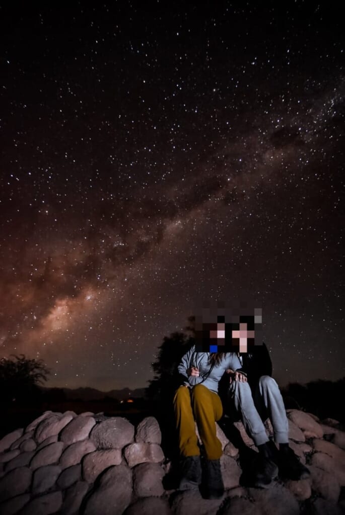 アタカマの星空と天の川