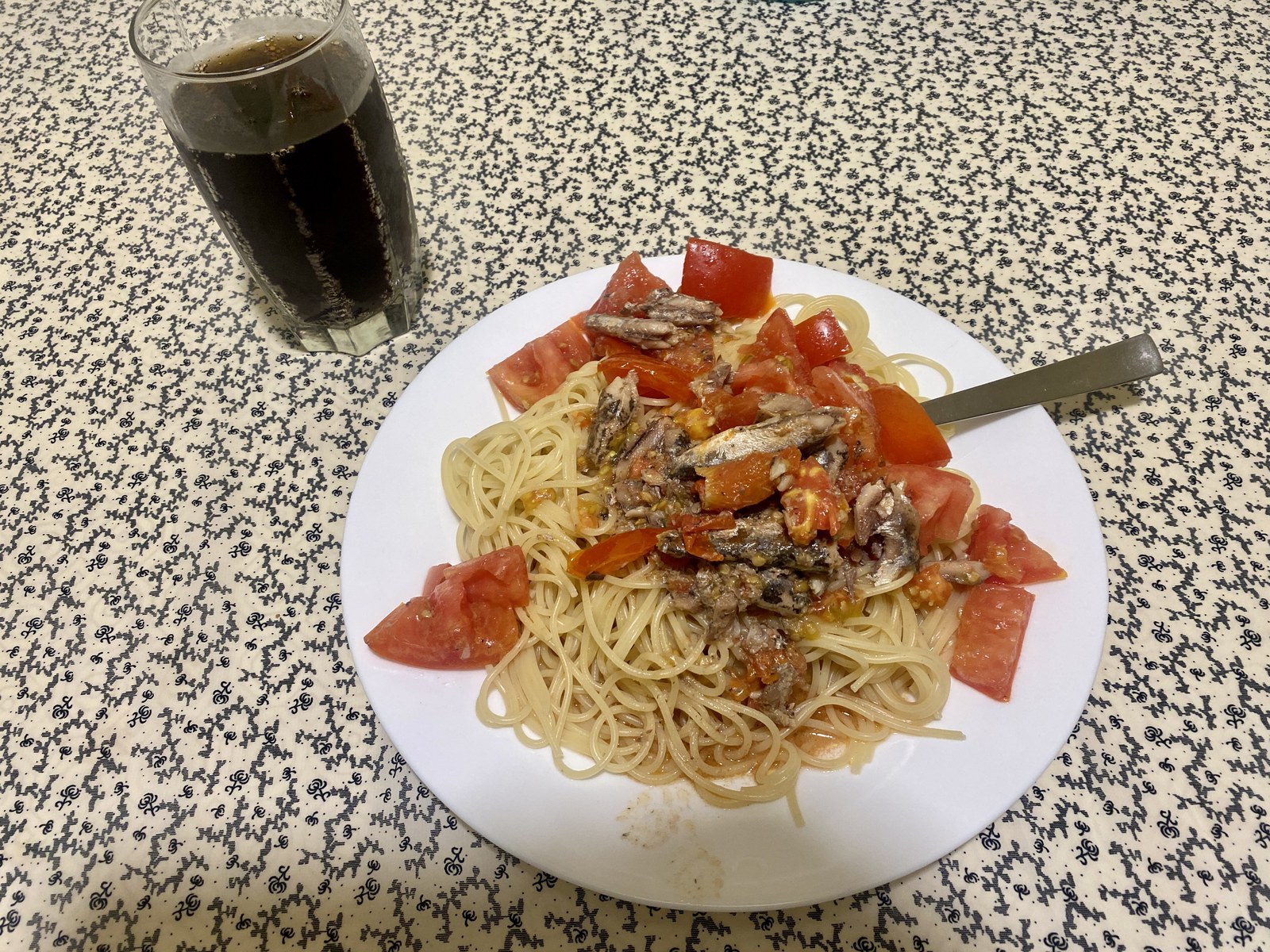 トマトのスパゲッティ